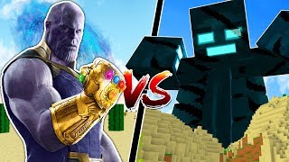 MINECRAFT INFINITY GAUNTLET vs STRONGEST MINECRAFT TITANS!!