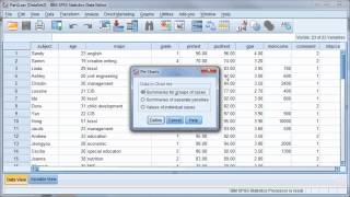 IBM SPSS Statistics 20: Pie Charts