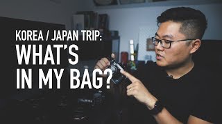 Korea & Japan Trip - What's in my bag