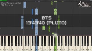 BTS (방탄소년단) - 134340 (PLUTO) Piano Tutorial 피아노 배우기