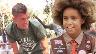 Men Try To Earn Girl Scout Badges