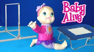 BABY ALIVE NA GINÁSTICA! OLHA SÓ NO QUE DEU! Peter Toys