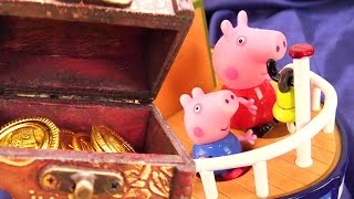 Свинка Пеппа - Герои мультфильмов - Отправляемся за сокровищами