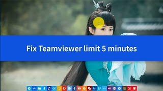 Reset ID Teamviewer 12.0.xxx - Fix limit 5 minutes of Teamviewer