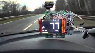 Speed indicator based on stm32 and ili9341