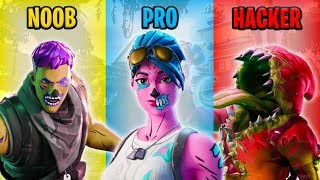 NOOB vs PRO vs HACKER - Fortnite Funny Moments #3