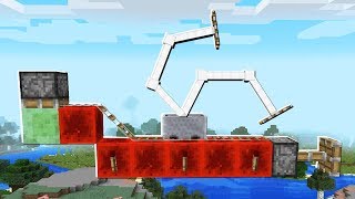 Infinite SELF BUILDING MINECART TRACK in Minecraft!