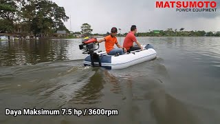 OUTBOAT MOTOR 7,5 HP | MESIN TEMPEL | MATSUMOTO MOB-880G