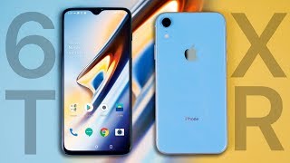 OnePlus 6T vs iPhone XR SPEED Test!