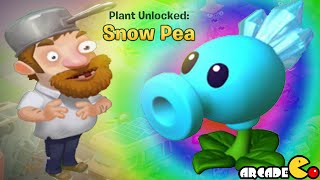 Plants vs Zombies Adventure - New Plants Unlocked Snow Pea Shooter