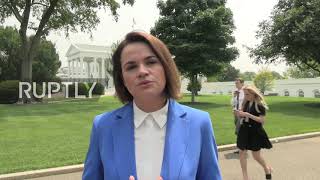 Belarusian opposition leader Tikhanovskaya praises "warm conversation" with advisor Sullivan in WH