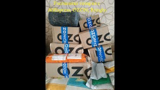 Большая распаковка посылок с AliExpress, OZON, Bringly.