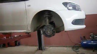 VW POLO - Замена рулевой тяги.