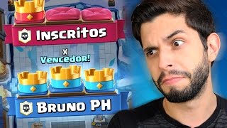 BATALHANDO CONTRA INSCRITOS NO CLÃ DA ZOEIRA! CLASH ROYALE