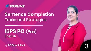 Sentence Completion - Tricks and Strategies for IBPS PO (PRE) English by Pooja Rana