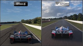 Gran Turismo 6 vs Gran Turismo Sport - Red Bull X2014 Standard at Mount Panorama (Bathurst)
