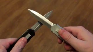 Фронтальный выкидной нож. Предсерийная сборка.