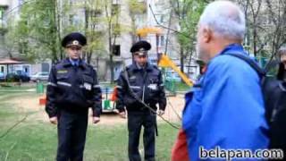 У офісе Вясны шукаюць бомбу (4 траўня 2011)
