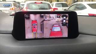 Как установить систему кругового обзора для Mazda CX-5 и Mazda CX-9. Штатная установка.
