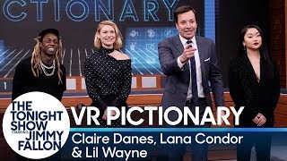 Virtual Reality Pictionary with Claire Danes, Lana Condor and Lil Wayne