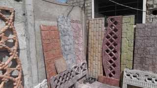 Формы для заборов "Мрамор из бетона" от ЧП "Будформа"-Харьков, form of concrete fences