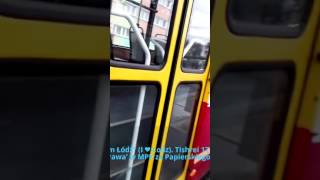 2016.10.19 Żyda Cezarego Grabarczyka 'POprawa' w MPK za Papierskiego. Trawmaje wożą powietrze.