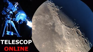 ONLINE Telescope! Moon через телескоп 8 июня 2020
