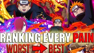 RANKING EVERY PAIN UNIT IN THE GAME | Naruto Ultimate Ninja Blazing