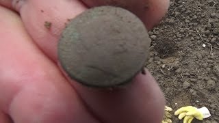 Коп на вспаханном поле день старины много находок и монет часть 1