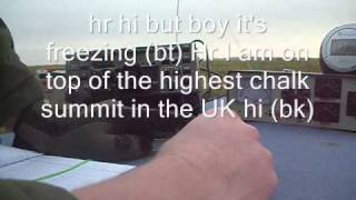 Walbury hill sota activation