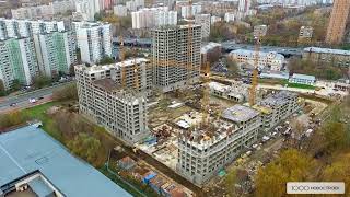 ЖК "Петра Алексеева, 12А" (аэровидеосъемка от 25 октября 2017)