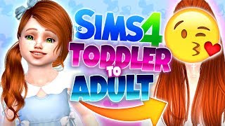 ?IT'S HARDER THAN IT LOOKS!???? - Toddler to Adult Sims 4 CAS Challenge!