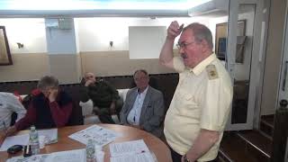 28.06.2019 г. Москва. Заседание ЦС и КРК МОО ССО России. Вице адмирал Михайлов Ю.Г.