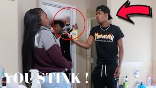 YOU STINK PRANK ON TRAY FT. CHRIS