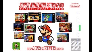 Novo Super Nintendo Retro 7500 Jogos