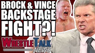 Brock Lesnar & Vince McMahon BACKSTAGE FIGHT After WWE WrestleMania 34? | WrestleTalk News Apr. 2018