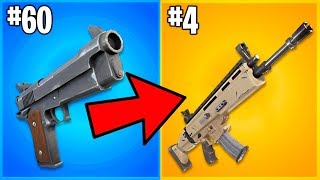 RANKING EVERY GUN IN FORTNITE FROM WORST TO BEST