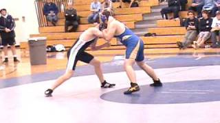 Wrestling High School Kyle Starling illegal slam 215 soph year vs Air Academy Duel