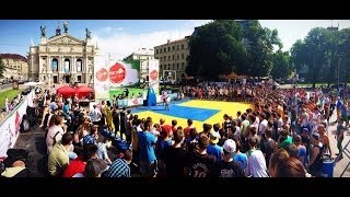 Данк-контест на турнире УСЛ 3х3 "Yarych Street Fest"
