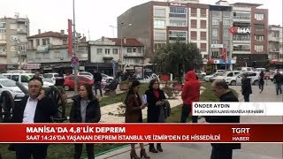 Kırkağaç'ta 4,8'lik Deprem I Son Dakika Manisa’da Deprem