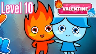 LuckyBoy And PrettyGirl Level 10 Valentine Android Crystal Temple Maze Walkthrough