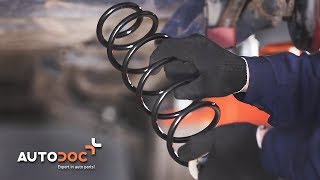 How to replace rear springs VW LUPO TUTORIAL | AUTODOC