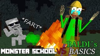 Monster School : BALDI'S BASICS CHALLENGE - Minecraft Animation