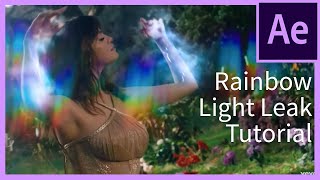 Rainbow Light Leak - Selena Gomez RARE music video (After Effects)