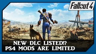 Fallout 4 New DLC Listed!? PS4 Mods Confirmed but Limited