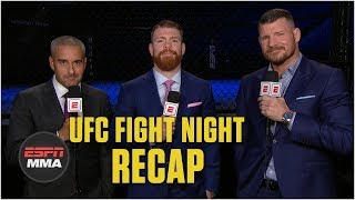 Recapping Francis Ngannou's TKO win vs. Junior dos Santos, more | UFC Fight Night | ESPN MMA