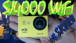 Обзор SJ4000 Wifi (не SJCAM)(EKEN W7). О косяках не брендовой камеры. Подключение к телефону.