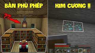 MINECRAFT 1.14 SINH TỒN - TẬP 5 | BÀN PHÙ PHÉP, KIM CƯƠNG VÀ QUÁN CAFE MINI CHUẨN BỊ KHAI TRƯƠNG !!