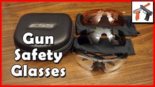 ESS Crossbow Suppressor Shooting Safety Glasses Review (USPSA, 3 gun, Military Eye Protection)