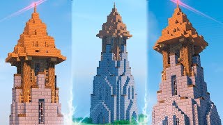 Красивая БАШНЯ в Майнкрафт - Средневековая сторожевая башня Minecraft